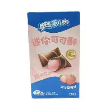 奥利奥 迷你可可酥 爆汁草莓味 40克 /Mini-Kakao-Chips Erdbeergeschmack 40g OREO
