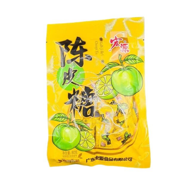 宏源 陈皮糖 80克 /Mandarinenschalenbonbons 80g HONGYUAN