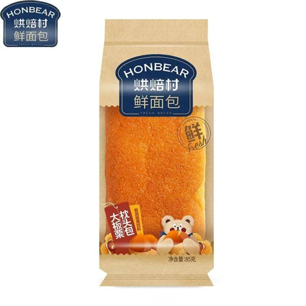 烘焙村 鲜面包 大板栗枕头包 85克 /Großer Kastanienkissenbeutel 85g HONGBEAR