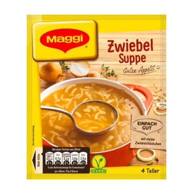 美极 美味洋葱浓汤 4份装 /Leckere Zwiebelsuppe ergibt 1000ml MAGGI