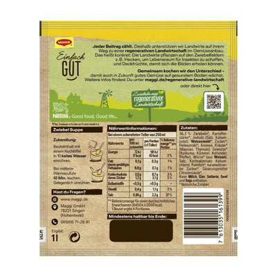 美极 美味洋葱浓汤 4份装 /Leckere Zwiebelsuppe ergibt 1000ml MAGGI