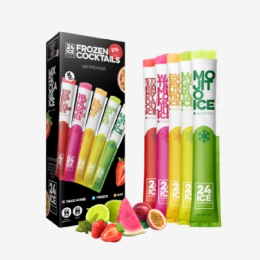鸡尾酒 混合套餐 5% Alc. 5条装 /Cocktails Mix Paket 5% Alc. 5er-Pack 24ICE