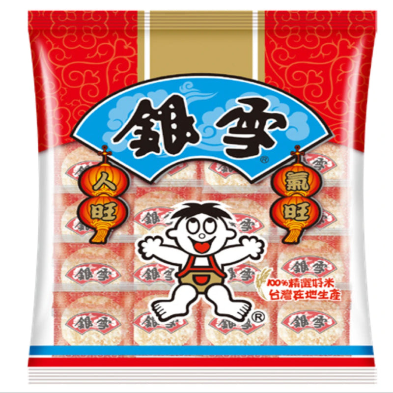 旺旺 银雪雪饼原味 大包装 550克 /Reiswaffeln Schneeflocke Keks Originalgeschmack 550g WantWant