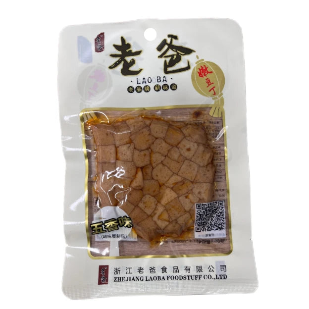 老爸 嫩豆丁 五香味 70克 /Zarte Bohnenwürfel Fünf-Gewürze Geschmack 70g LAOBA