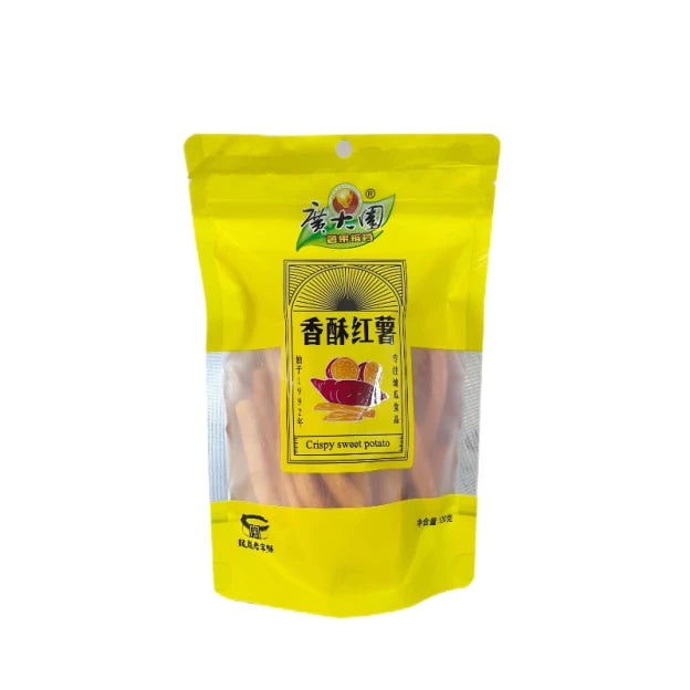 广大园 香酥红薯条 地瓜干 120克 /Knusprige Süßkartoffelpommes 120g GUANGDAYUAN