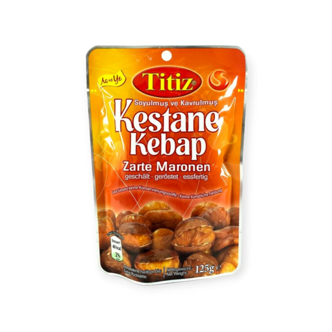 蜂蜜甜板栗 栗子 125克 /Gekochte Nüsse Natura 125g TITIZ