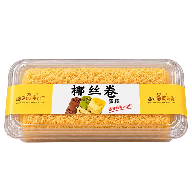 花田 椰丝卷 三个装 /Kokos Biskuitrolle 3 Rolle Huatian