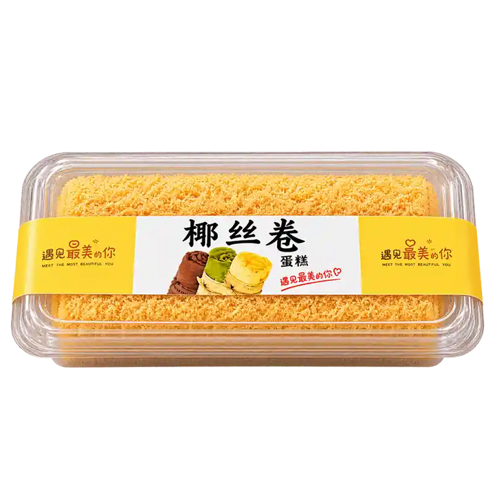 花田 椰丝卷 三个装 /Kokos Biskuitrolle 3 Rolle Huatian