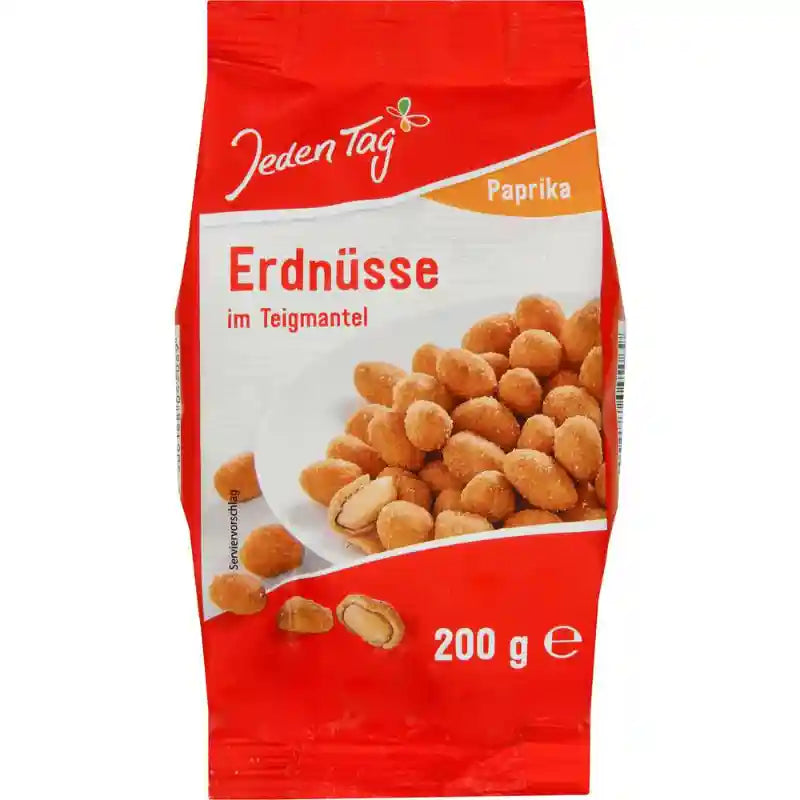 每日 青椒味花生 200克 /Peanuts Paprika-Geschmack 200g Jeden Tag