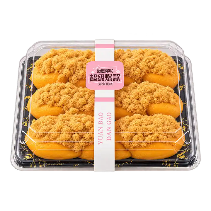 花田 元宝蛋糕 六个装 /Kuchen mit Fleischseide 6 Stück Huatian