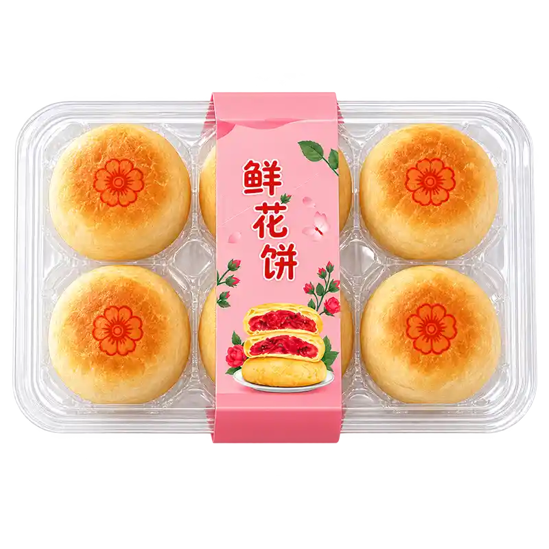 花田 鲜花饼 /Blätterteiggebäck mit Rosenblütenfüllung Huatian