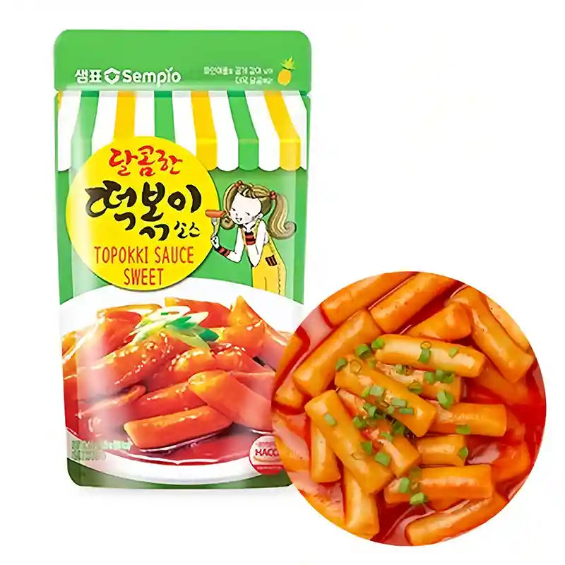 膳府 韩式炒年糕酱 甜辣味 150克 /Topokki Sauce Süß scharf für Reiskuchen 150g Sempio
