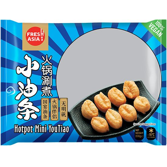 冰冻-Tiefgefroren! 香源 小油条 火锅涮煮 200克 /Gefrorener gebratener Hotpot Mini YouTiao 200g
