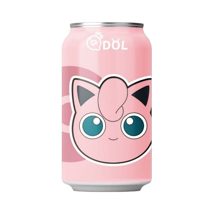 宝可梦 气泡水 白桃味 330毫升 /Pokemon Sprudelwasser mit weißem Pfirsich Geschmack 330ml QDOL