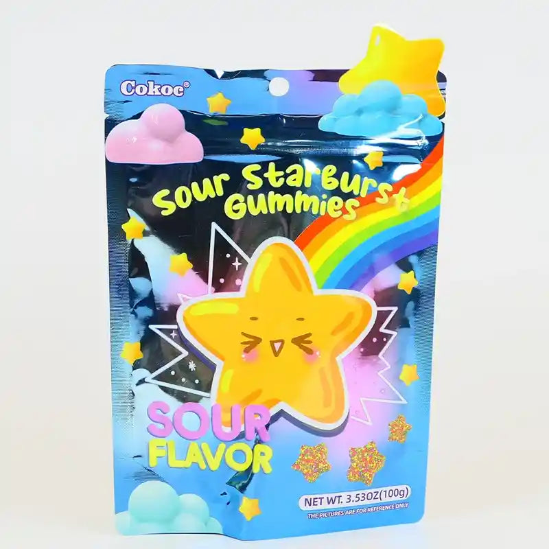 Cokoc 爆酸星星软糖 100克 /Fruchtgummis Sour Star Burst 100g Cokoc