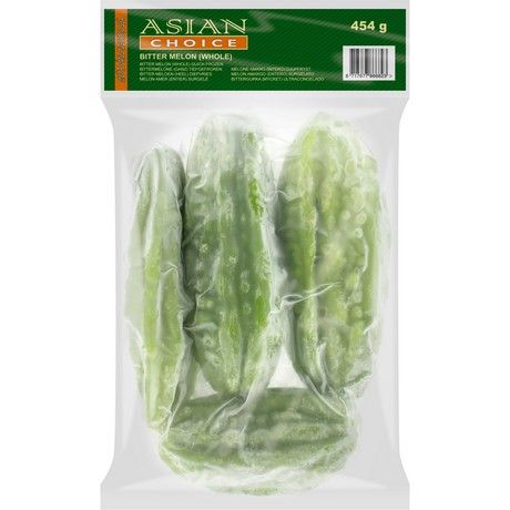 冰冻-Tiefgefroren! 亚洲精选 苦瓜 整 454克 /Bittermelone Ganz Asian Choice 454g