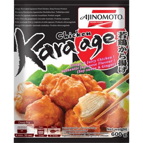 冰冻-Tiefgefroren! 味之素 鸡肉唐扬 600克 / Hähnchen Karaage 600g AJINOMOTO
