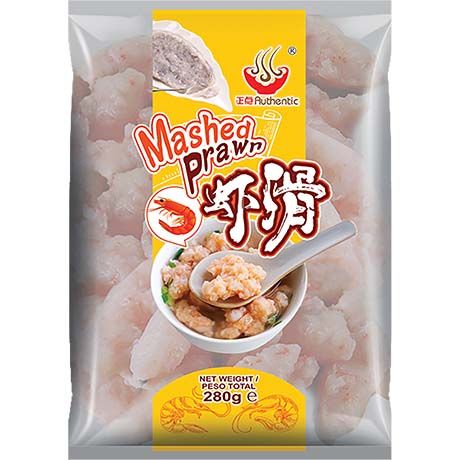 冰冻-Tiefgefroren! 正点 虾滑 280克 /Pürierte Garnelen 280g Authentic