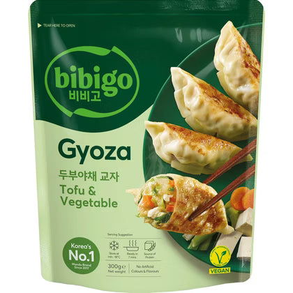 冰冻-Tiefgefroren! 必品阁 韩式豆腐蔬菜馅煎饺 30个 /Gyoza Tofu und Gemüse  30 STK 600g Bibigo