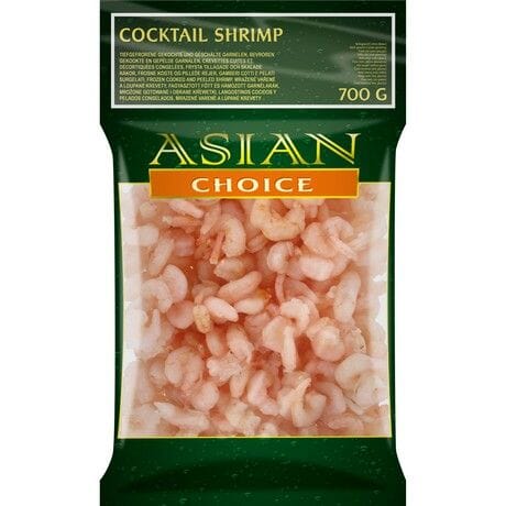 冰冻-Tiefgefroren! 亚洲精选 冰冻虾仁 粉 1/200 含冰30% 1公斤 /Garnelen Pink CPUD Gr. 1/200 30% Glasur 1kg ASIAN CHOICE