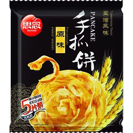 冰冻-Tiefgefroren! 思念 台湾风味手抓饼 原味 5片装 /Knusprige Pfannkuchen Paratha Original 450g