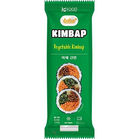 冰冻-Tiefgefroren! 韩国 杂菜紫菜包饭 230克 /Koreanische Kimbap Gemüse 230g BABA