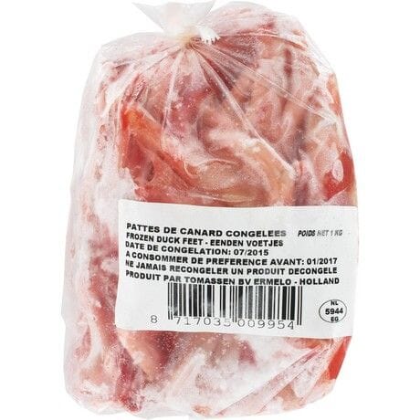 冰冻-Tiefgefroren! 鸭掌 1公斤 /Entenfüße 1kg DUCK-TO