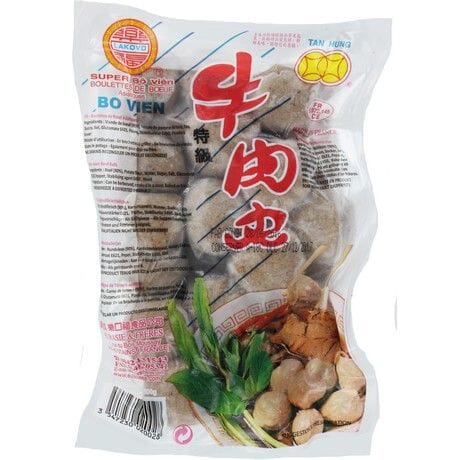 冰冻-Tiefgefroren! 乐口福 牛肉丸 500克 /Rindfleischbällchen 500g LAKOVO