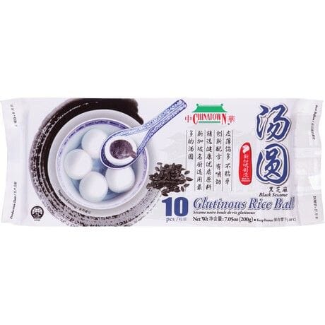 冰冻-Tiefgefroren! 中华 黑芝麻汤圆 10粒 /Klebreis Ball Schwarzer Sesam Geschmack 200g CHINATOWN