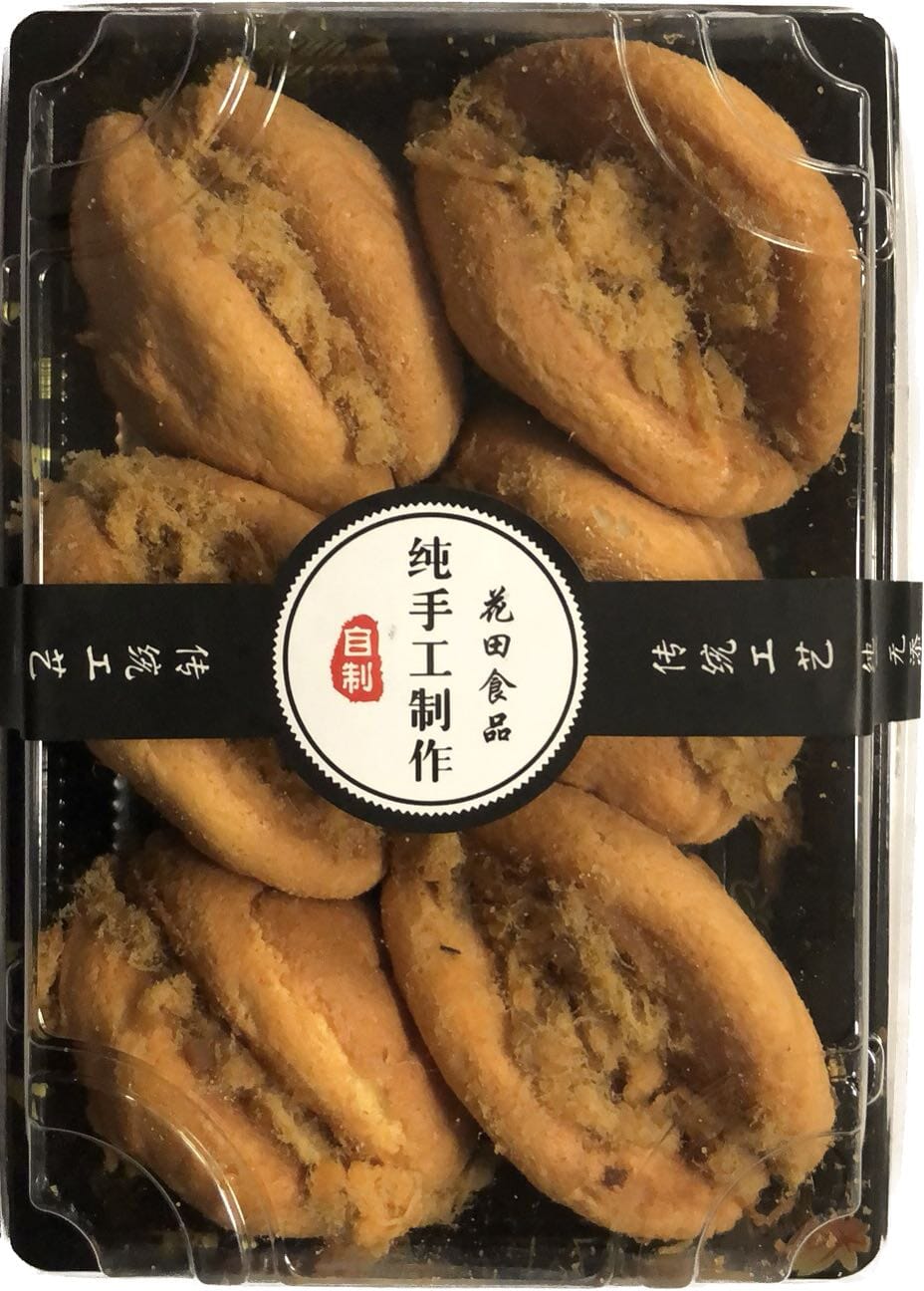 花田 元宝蛋糕 六个装 /Kuchen mit Fleischseide 6 Stück Huatian