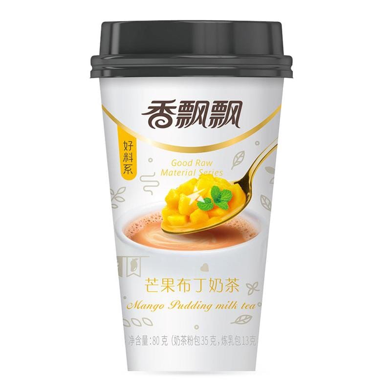 香飘飘 好料系 芒果布丁奶茶 80克 / Milchtee Mango Pudding Geschmack XPP 80g