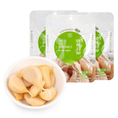 盒马 糖醋蒜瓣 60克*3 /Süß sauer eingelegte Knoblauchzehen 3*60g FRESHHIPPO