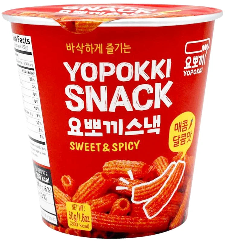 韩国 年糕零食 甜辣味 50克 /Yopokki Snack Süß würzig 50g Young Poong