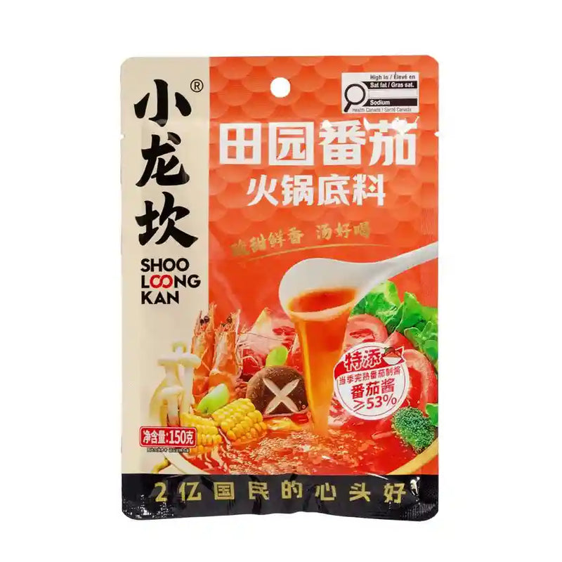 小龙坎 田园番茄火锅底料 150克 /Feuertopfsauce Tomatengeschmack 150g SHOOLOONGKAN