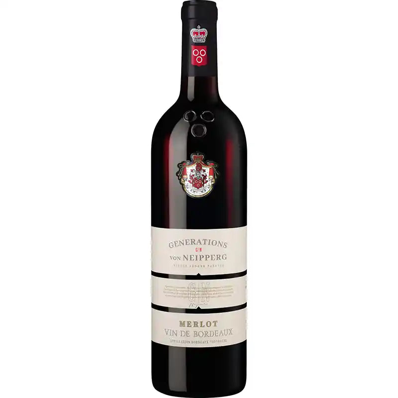 诺伊普格世代梅洛 红葡萄酒 750毫升 2024 /Graf Neipperg Generations Merlot Rotwein 750ml Comtes von Neipperg
