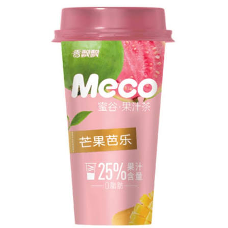蜜谷 果汁茶 芒果芭乐 400毫升 /Fruchtsaft Teegetränk Mango‑ Guave‑ Geschmack 400ml MECO