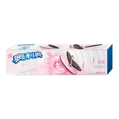 奥利奥 零糖玫瑰 夹心饼干 95克 /Sandwich Keks zuckerfrei mit Rosengeschmack 95g OREO