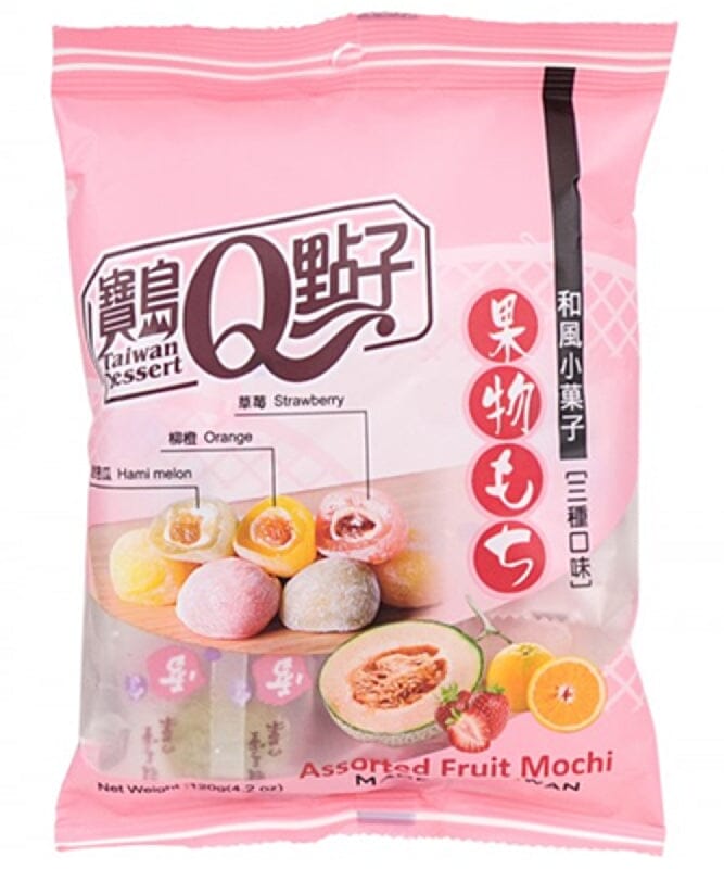 宝岛Q点子 和风小果子 水果味 120克 /Mochi mit verschiedenen Früchten 120g TW