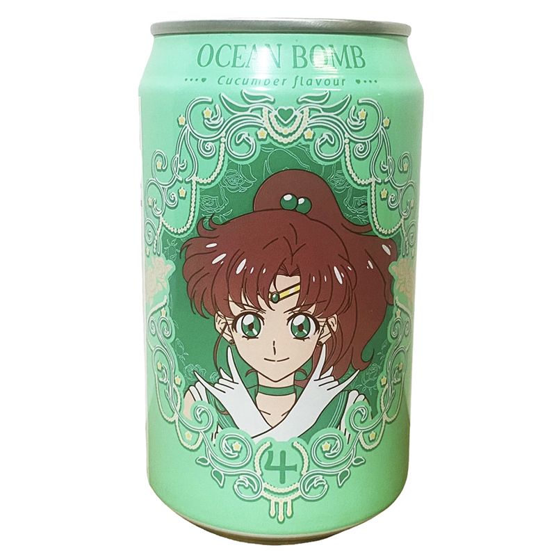 美少女战士气泡水 小黄瓜风味 330毫升 /Sparking Water-Cucumber Flavor 330ml Ocean Bomb