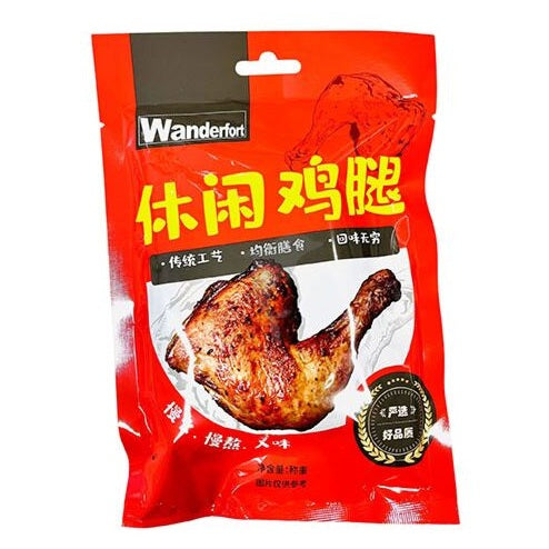 万德福 香辣 休闲鸡腿 105克 /Marinade scharfe Hähnchenschenkel gekocht 105g WANDERFORT