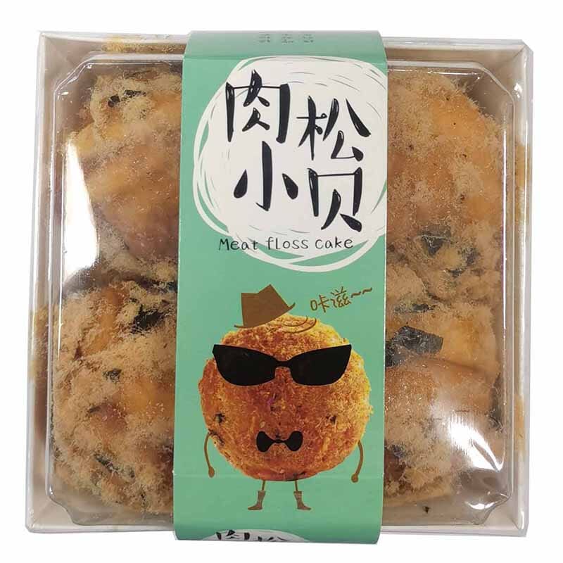 花田 肉松小贝 四个装 /Kuchen mit Fleischseide 4 Stück Huatian