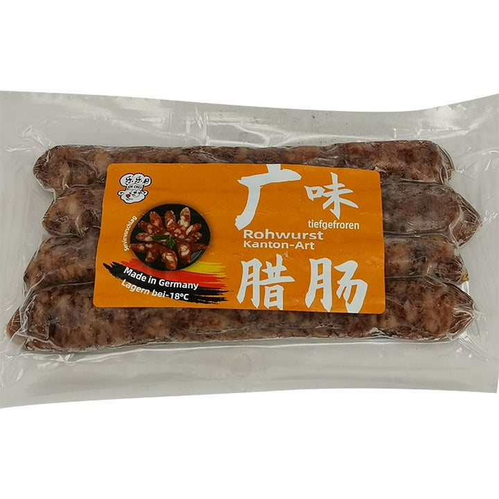 乐乐厨 广味腊肠 200克 / Rohwurst Kanto-Art nach Art einer Mettende 200g