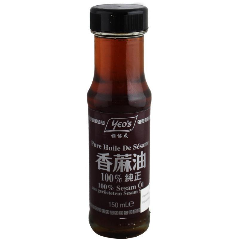 杨协成 100%纯正 香麻油 150毫升 /Sesamöl 100% aus gerösteter Saat 150ml YEO&