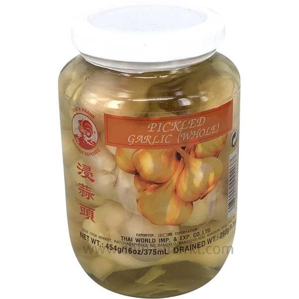 公鸡牌 浸蒜头 454克/ Eingelegter Knoblauch 454g Cock Brand
