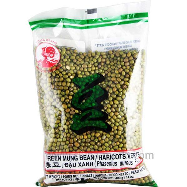 公鸡牌 绿豆 400克 /Grüne Mungobohnen 400g COCK BRAND