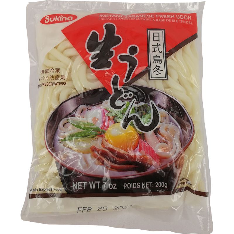 Sukina 日式乌冬面 200克 /Instant Oriental Fresh Udon 200g Sukina