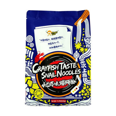 好欢螺 柳州螺蛳粉 小龙虾味 320克 /Reisnudeln mit Schneckensuppe scharf 320g HAOHUANLUO