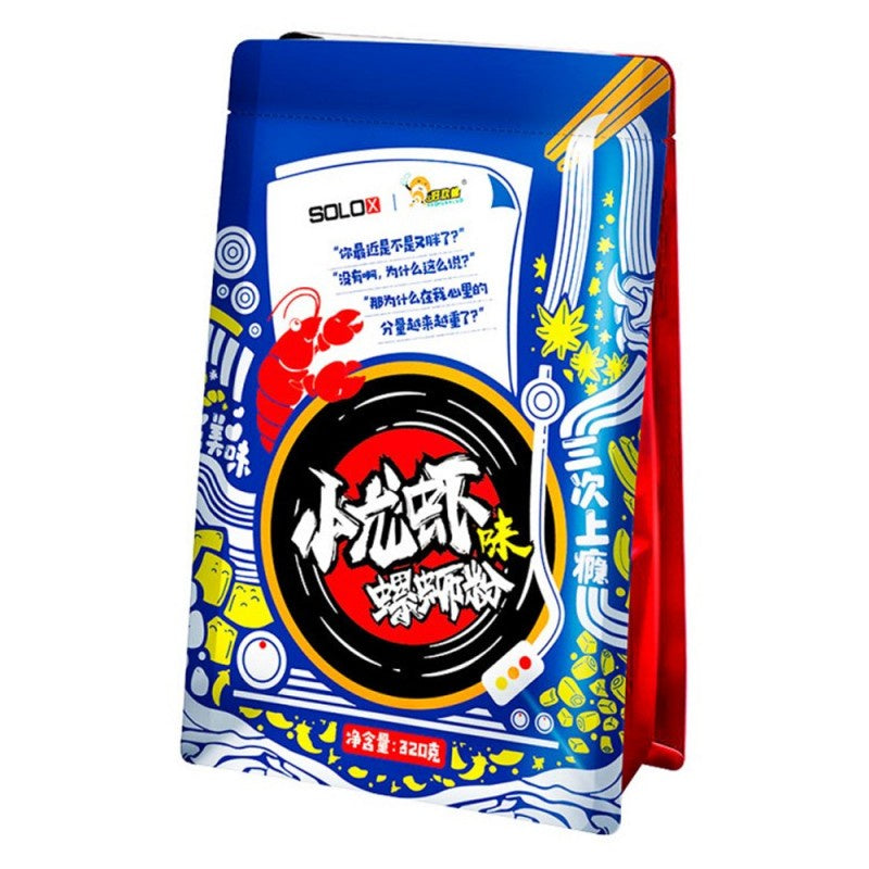 好欢螺 柳州螺蛳粉 小龙虾味 320克 /Reisnudeln mit Schneckensuppe scharf 320g HAOHUANLUO