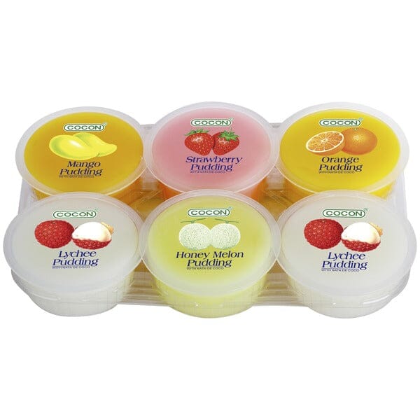 什锦果冻 6个 /Pudding Nata de Coco (Sortiment) 480g Cocon
