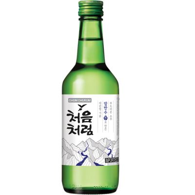 韩国烧酒 初饮初乐 原味烧酒 350毫升 /Südkorea Soju Chum Churum Original 12% vol 350ml LOTTE